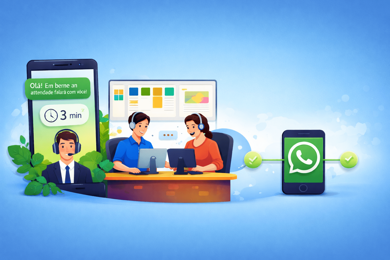 Como estruturar um atendimento de excelência no WhatsApp